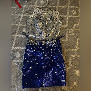 Sparkling Blue and Silver Women’s Set (Fulton Theatre Costume)